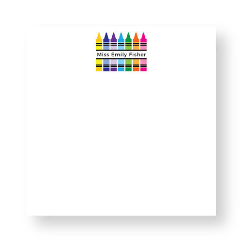 HP Notepad Custom Crayons NP-112