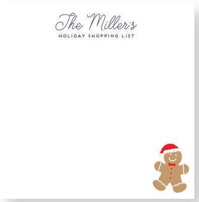 HP Notepad Holiday Shopping List M115