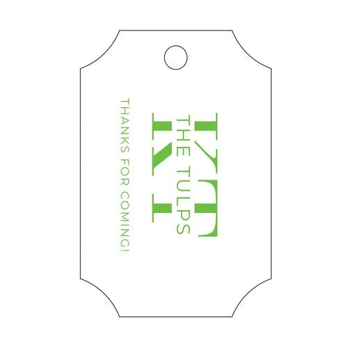 Letterpress Tag - T389